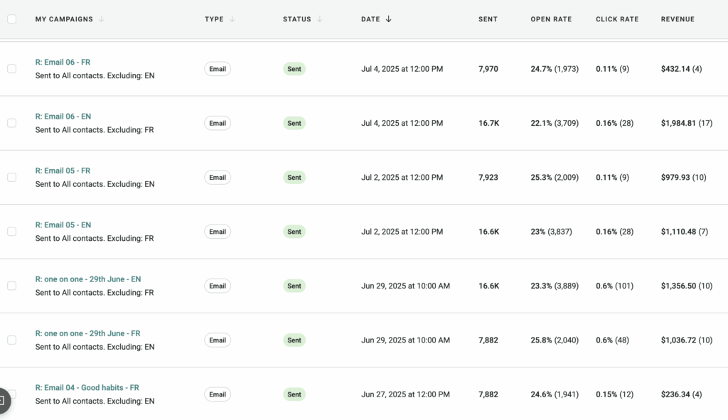 e-commerce email marketing case study: $24000 revenue in 30 days